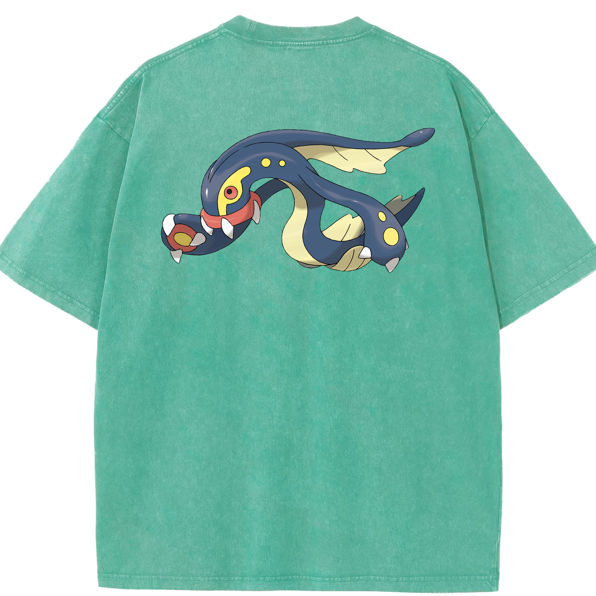 （画像用） ポケットモンスター Pokémon 綿100% ヴィンテージ風 半袖Tシャツ（背面プリント）